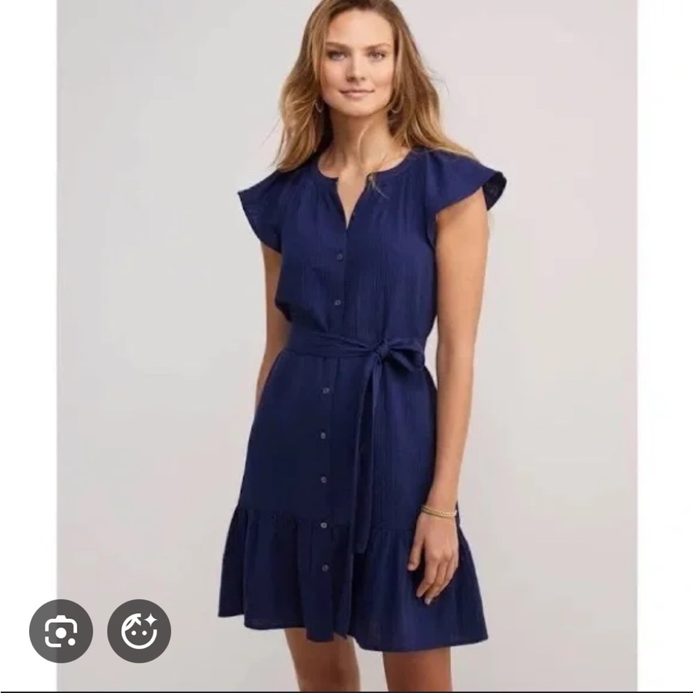 NWT Vineyard vines seastitch flutter sleeve dress